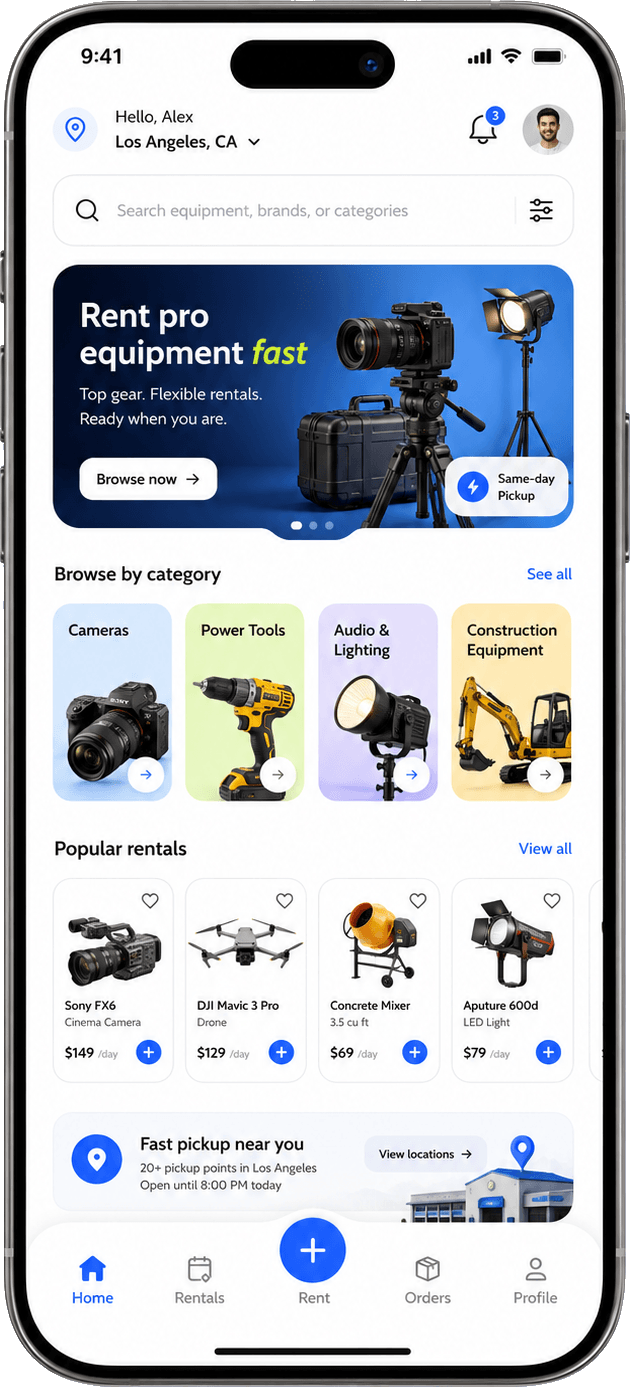 Rent Pro: Каталог
